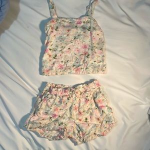 tank top and shorts set